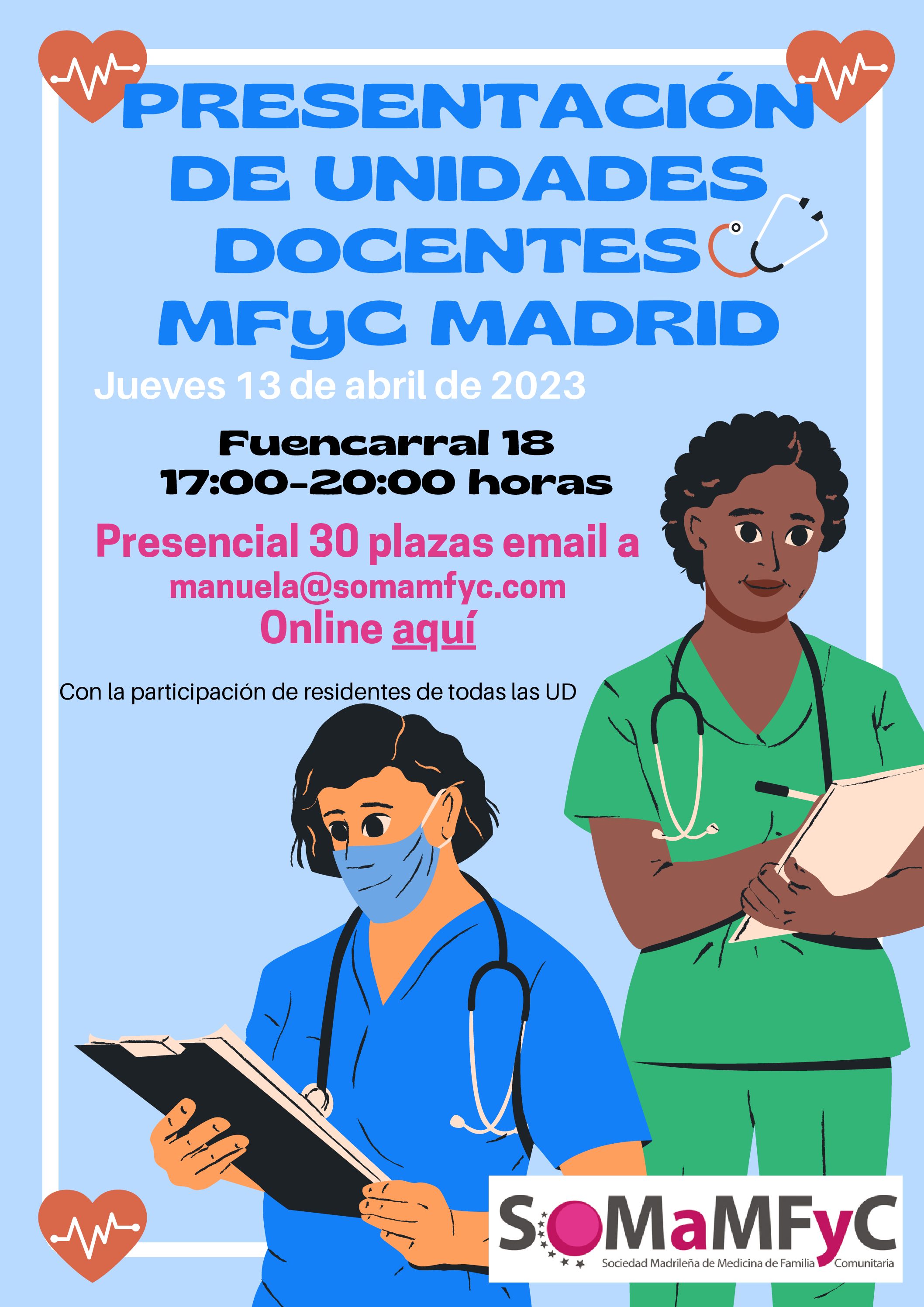 Presentación de las Unidades Docentes MFyC, Madrid