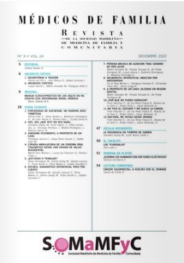 Vol. 24, nº 3 Diciembre 2022 Revista Médicos de Familia